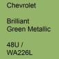 Preview: Chevrolet, Brilliant Green Metallic, 48U / WA226L.